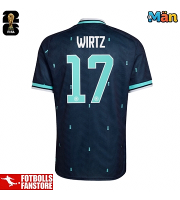 Tyskland Florian Wirtz #17 Bortatröja VM 2026 Kortärmad